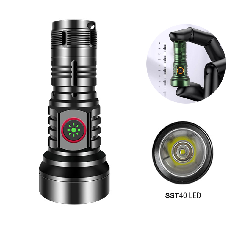 Edc Day Carry - Sst40 Led Zaklamp Type-C Usb Oplaadbare