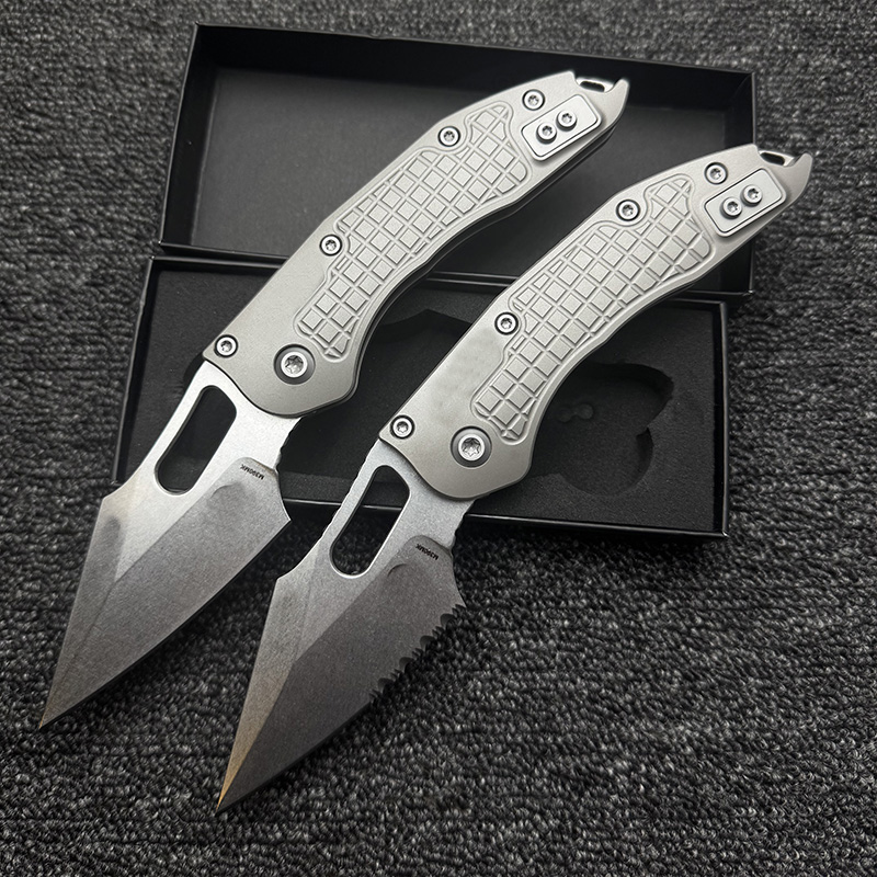 Pocket Knife Ceramic - LEMIFSHE Stitch RamL Handleiding Titanium Handvat