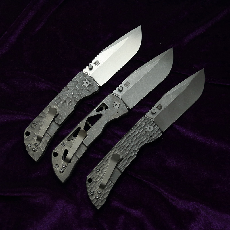 Pocket Knife Ceramic - LEMIFSHE Made 3.5 Mac2 Titanium Handvat