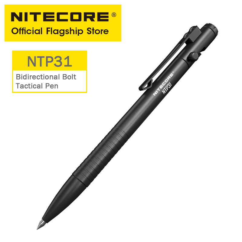 Pen Tactical Glass - Nitecore NTP31 CNC Bidirectionele Bolt Action