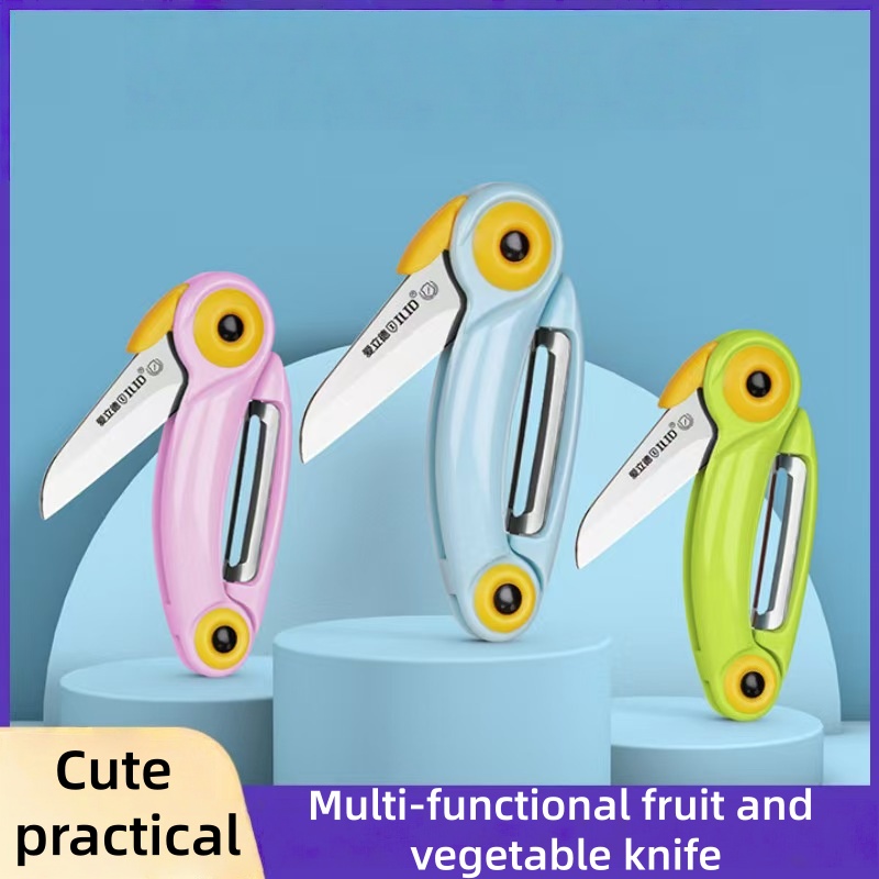 Pocket Knife Ceramic - Multifunctionele roestvrijstalen keramische fruitmes groenteschiller thuisgebruik