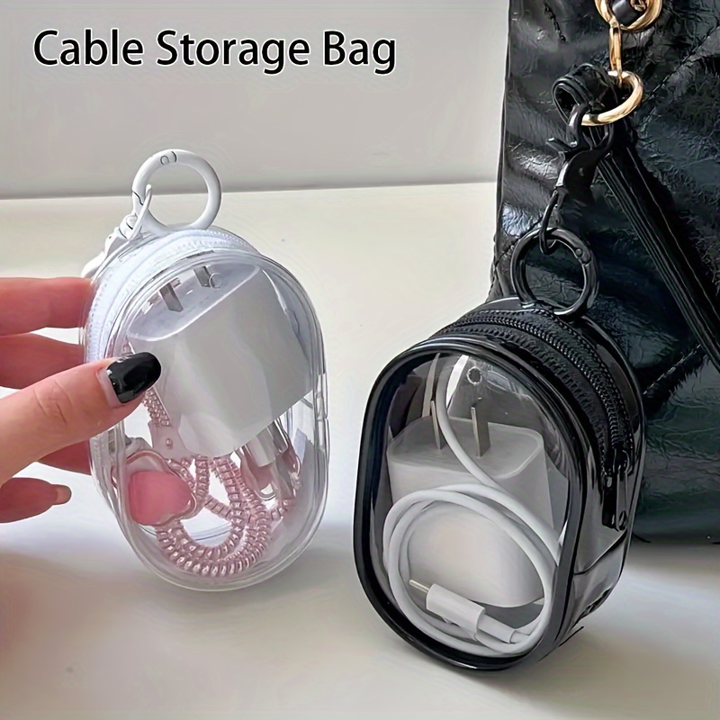 Draagbare mini transparante op - Cable Winder Keychain recensie en prijs