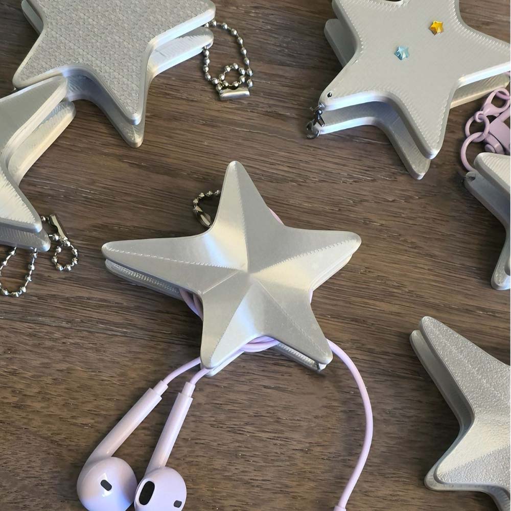 3D Star Kabelopwinder – Y2K Le - Cable Winder Keychain recensie en prijs
