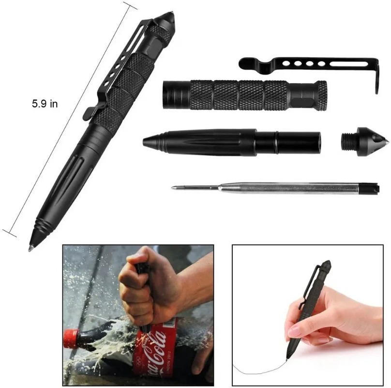 Militaire tactische pen Alumin - Pen Tactical Glass recensie en prijs