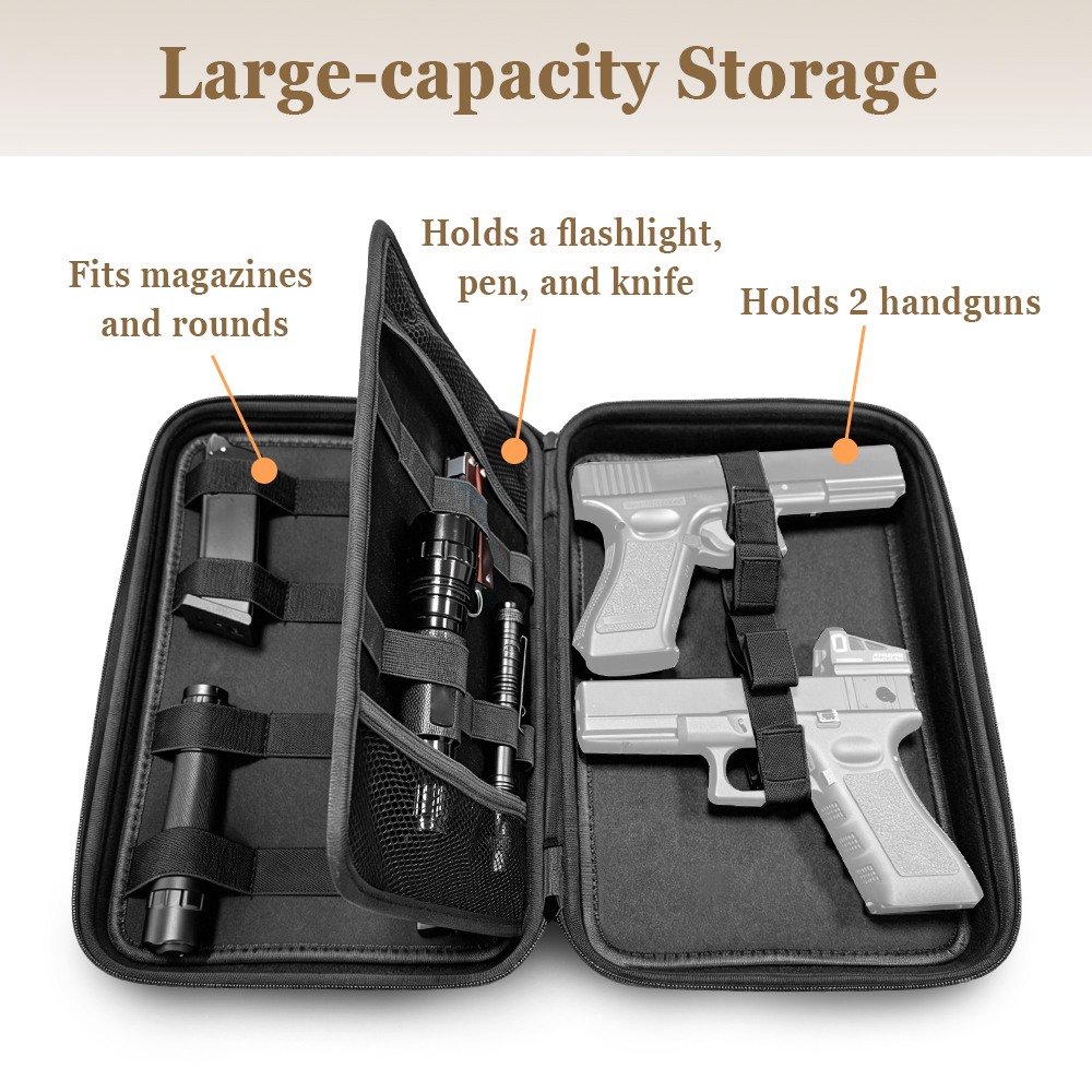 Tactische pistooltas Dubbele p - Appendix Carry Edc recensie en prijs